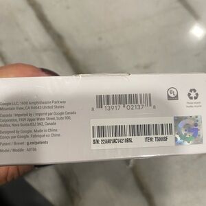 New Google Nest Temperature Sensor in White